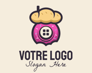 Bread & Donut Bakery Logo