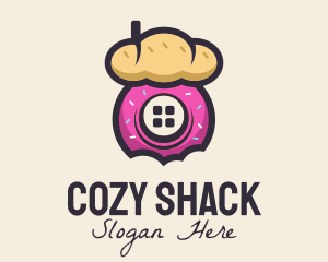 Shack - Bread & Donut Bakery logo design