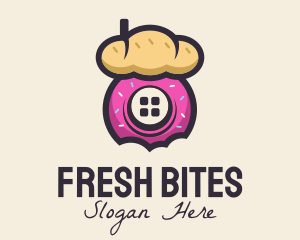 Bagel - Bread & Donut Bakery logo design
