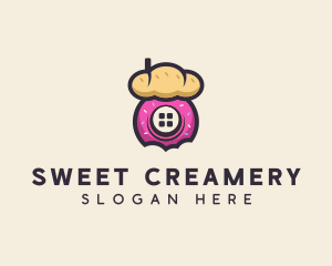 Bread & Donut Bakery logo design