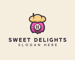 Bread & Donut Bakery logo design