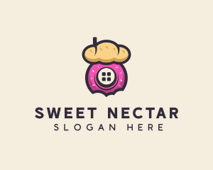 Bread & Donut Bakery logo design