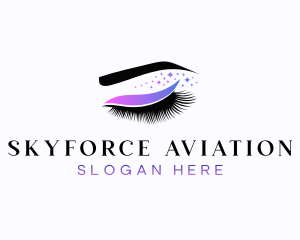 Eyelash Beauty Product Logo