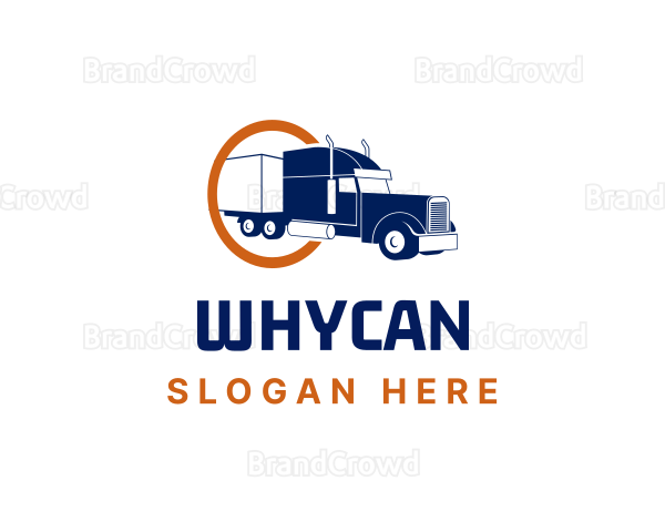 Transport Vehicle Freight Truck Logo