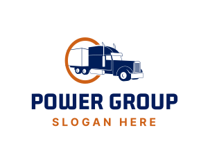 Transport Vehicle Freight Truck Logo