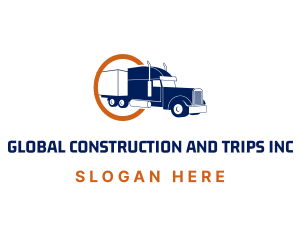 Vehicle - Transport Vehicle Freight Truck logo design