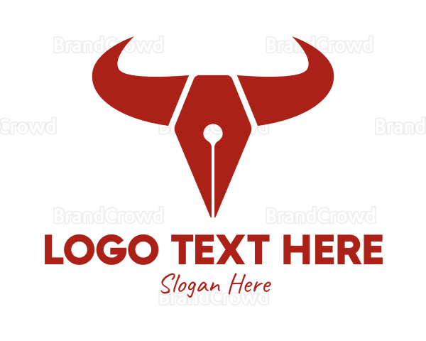 Bull Fountain Pen Logo