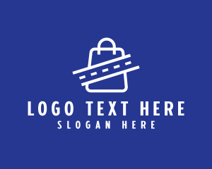 Highway - Road Shopping Bag logo design