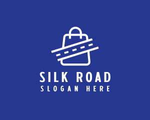 Road Shopping Bag logo design