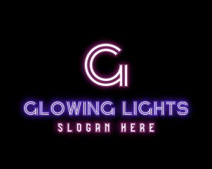 Lights - Neon Lights Nightclub logo design