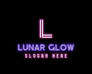 Neon Lights Nightclub logo design