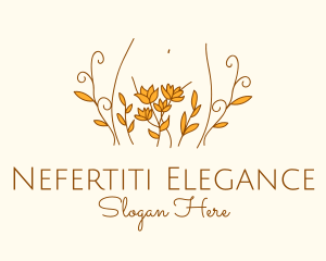 Floral Feminine Body logo design