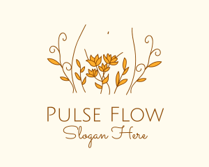 Floral Feminine Body logo design