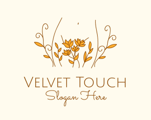 Floral Feminine Body logo design