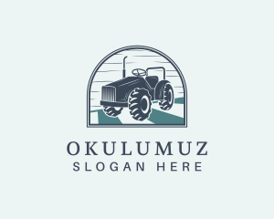 Agricultural Tractor Field Logo