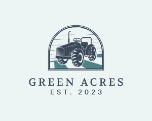 Agricultural - Agricultural Tractor Field logo design