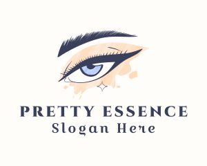 Pretty - Pretty Beauty Eyelashes logo design