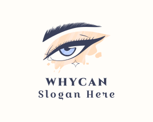 Eyebrow - Pretty Beauty Eyelashes logo design