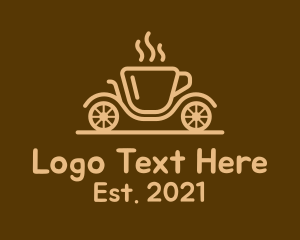 Cart - Coffee Delivery Cart Stand logo design