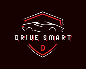 Car Driving Team logo design