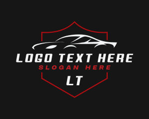 League - Car Racing League logo design