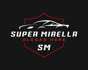 Detailing - Car Racing League logo design