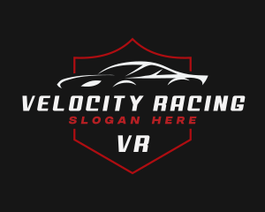 Car Racing League logo design