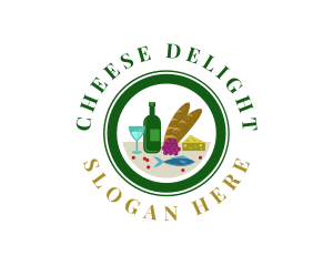 Delicatessen Food Restaurant logo design