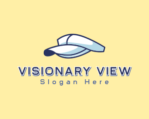 Visor - Sunny Visor Hat logo design