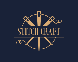 Needle Tailoring Seamstress logo design