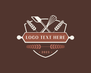 Spatula - Baking Pastry Whisk logo design