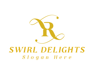 Swirl - Elegant Tendrils Swirl logo design