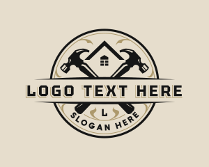 Residential - Hammer Carpentry Construction logo design