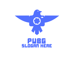 Shutter - Blue Bird Drone logo design