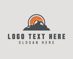 Outdoors - Outdoors Mountain Climbing logo design