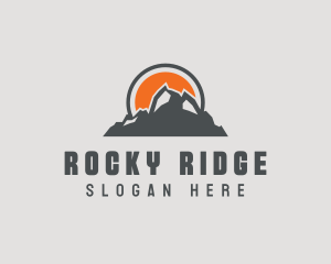 Outdoors Mountain Climbing logo design