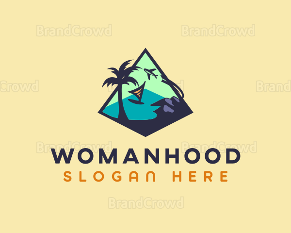 Island Resort Vacation Logo