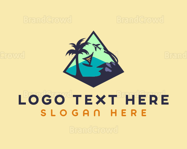 Island Resort Vacation Logo