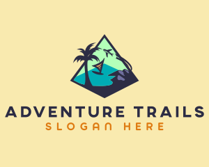 Island Resort Vacation logo design