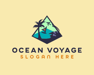 Island Resort Vacation logo design