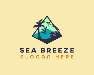 Island Resort Vacation logo design