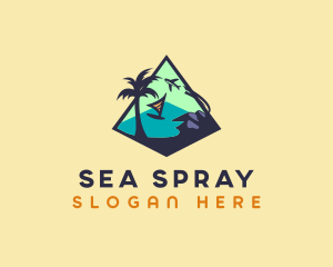 Island Resort Vacation logo design