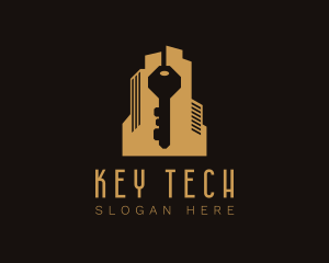 Building Key Apartment logo design