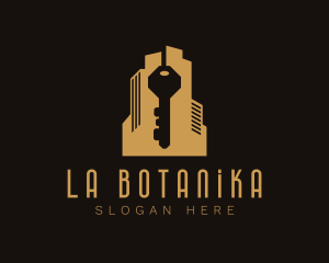 Apartment - Building Key Apartment logo design