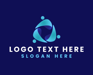 Social - Human Charity  Support logo design