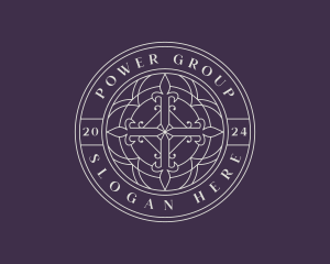 Religion - Christian Cross Church logo design