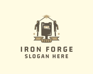 Industrial Fabrication Welder logo design