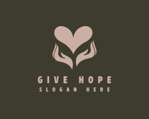 Donation - Hand Heart Spa logo design