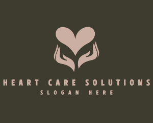 Hand Heart Spa logo design