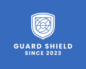 Defend - Global Eye Shield logo design